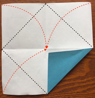 ふたつきの箱の折り方3